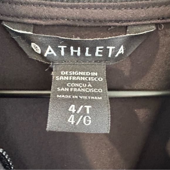 Athleta Brooklyn Utility Romper Black Size 4 Tall - Picture 2 of 8